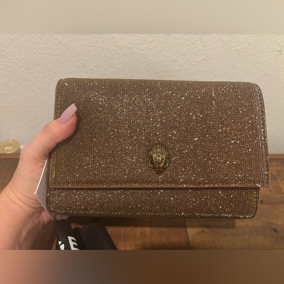 Kurt Geiger Glittering Brown Crossbody Bag - Picture 5 of 14